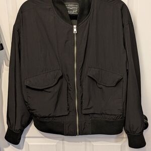 Black Bomber Jacket - Levi Strauss